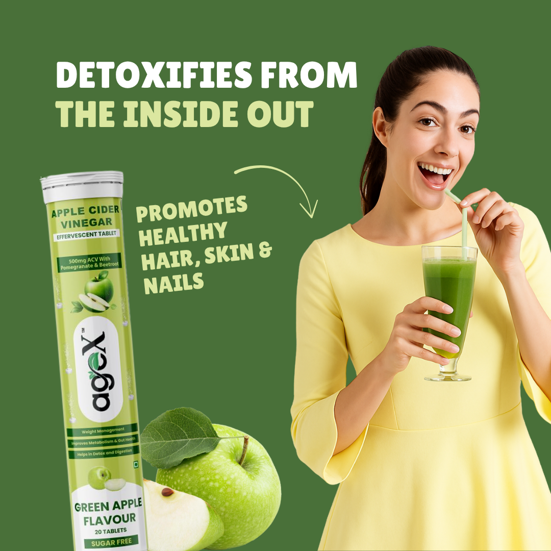 Apple Cider Vinegar Effervescent Tablets – Green Apple Flavor