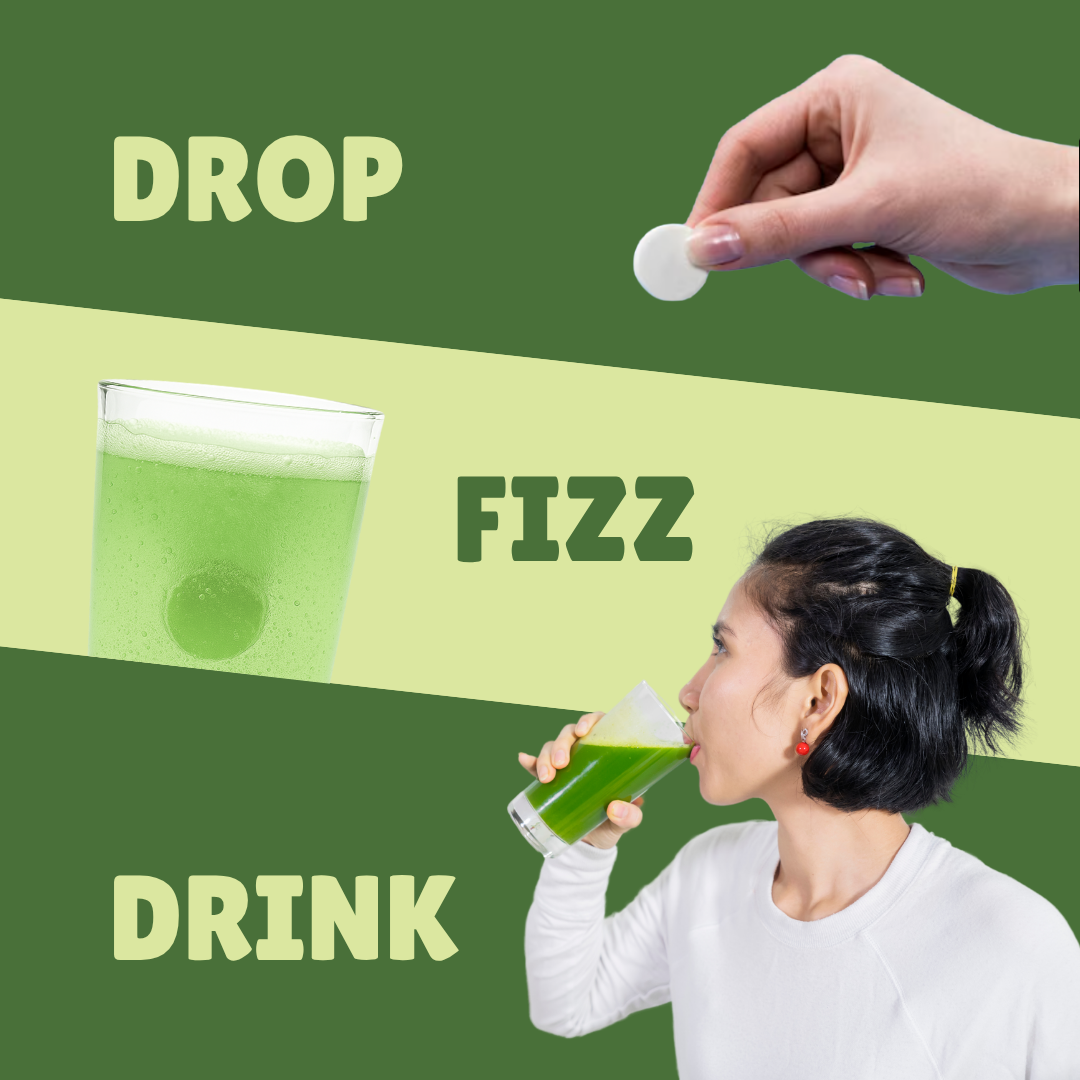 Apple Cider Vinegar Effervescent Tablets – Green Apple Flavor
