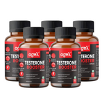 AgeX Natural Testosterone Booster Capsules with Tongkat Ali, Fenugreek & L-Arginine for Stamina, Strength & Male Vitality – 60 Vegetarian Softgels
