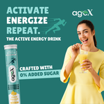 Active Electrolyte Effervescent Tablets – Sugar-Free Lemon Flavor