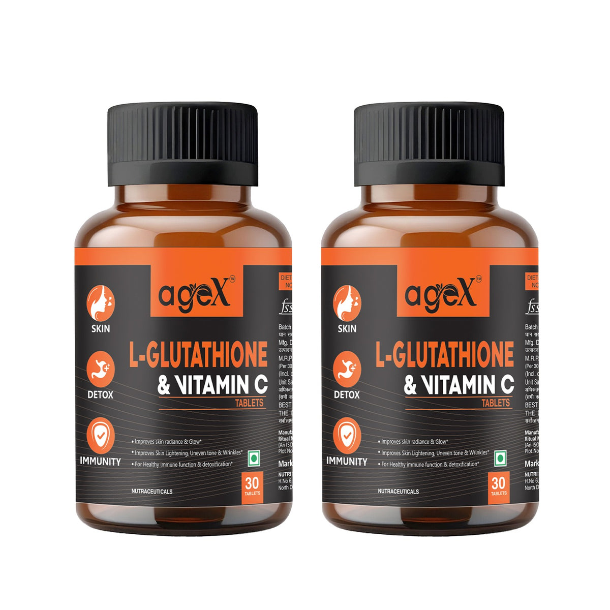 L-Glutathione + Vitamin C Tablets