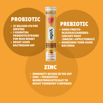 Active GUTFIZZ Probiotic Effervescent Tablets – Mango Flavor