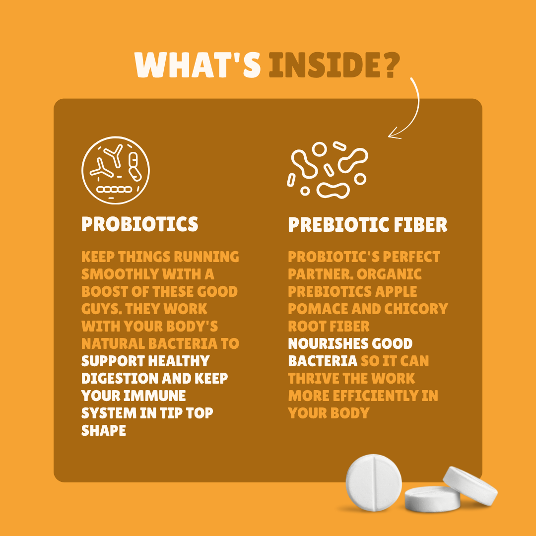 Active GUTFIZZ Probiotic Effervescent Tablets – Mango Flavor