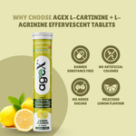 L-Arginine + L-Carnitine Effervescent Tablets Bottle – 20 Count