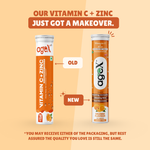 Vitamin C + Zinc Effervescent Tablets Bottle with 1000mg Amla Extract
