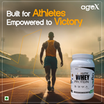 Athletic Whey Protein - 100% Pure Whey Isolate for Muscle Growth and Recovery, Vegetarian, Gluten-Free